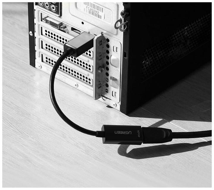 Produktbild Ugreen Display Port auf HDMI Adapter Konverter 1080P mit Audio (25 cm)