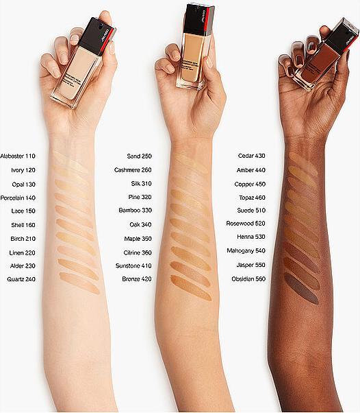 Actual product image Shiseido Synchro Skin Radiant Lifting (340 Oak)