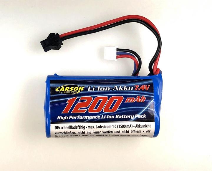 Image du produit Carson 7,4V/1200mAh LiION Land Rover JST (7.40 V, 1200 mAh)