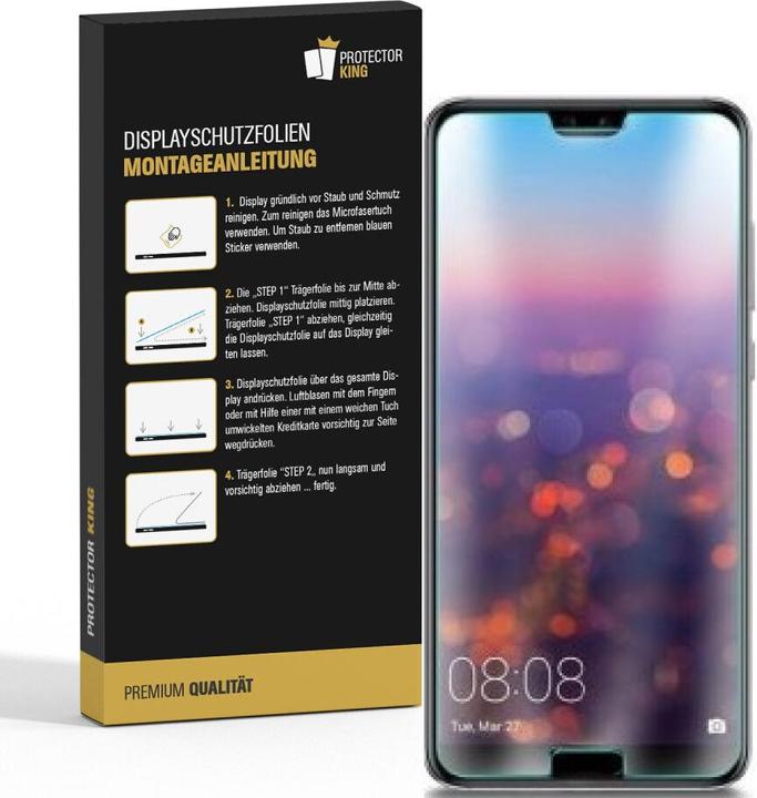 Produktbild Protectorking 3x Panzerfolie Anti-Shock HD Klar (3 Stück, Honor 10)