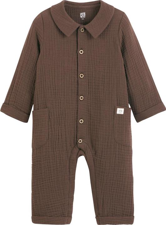 La Redoute Collections Overall mit langem Bein aus Baumwoll-Musselin