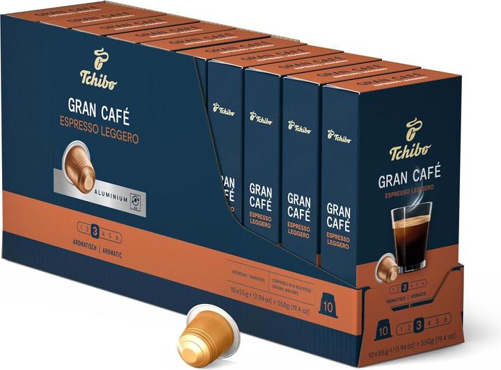 Actual product image Tchibo Gran Café Espresso Forte (10 x Port.)