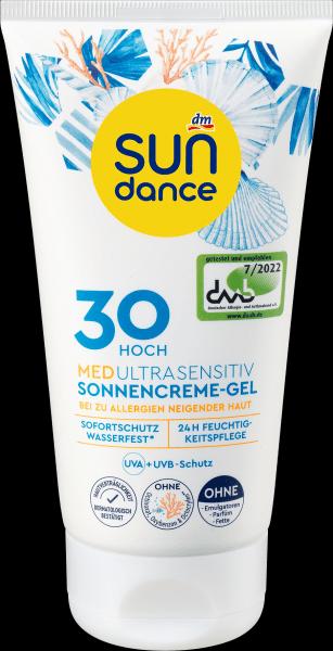 dm Sundance MED Ultra Sensitiv (Sonnengel, SPF 30, 15000 ml)