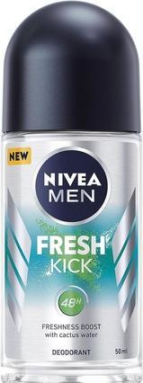 Produktbild NIVEA Men Fresh Kick antiperspirant in a ball 50ml (Roll-on, 50 ml)
