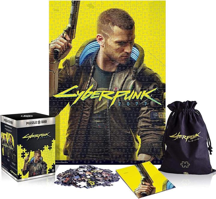 Produktbild GED Cyberpunk 2077 : Keyart Male V - Puzzle 500 Pezzi (500 Teile)