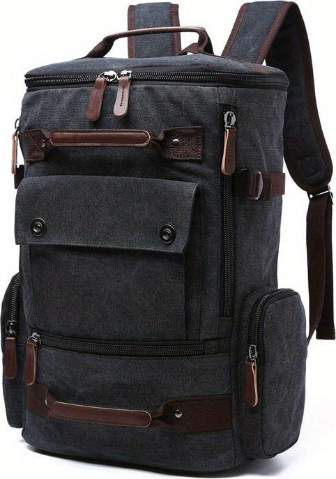 Actual product image Only-Bags.Store Fashion durable multifunctional canvas backpack, hiking bag