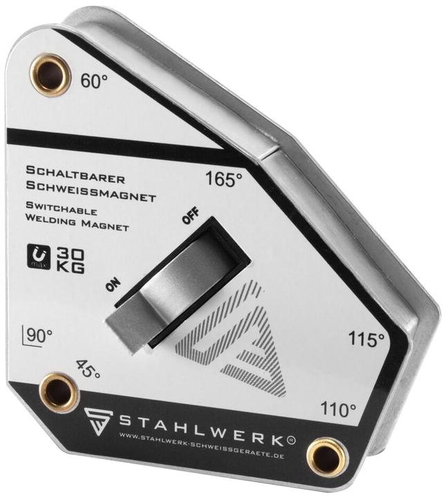 Immagine prodotto Stahlwerk Angolo di saldatura magnetico commutabile 45° - 165° 30 kg / 66 lbs