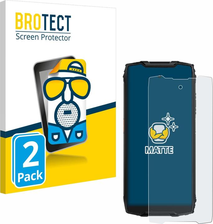 Actual product image BROTECT Anti-glare screen protector matt (2 Piece, Blackview BV9300)