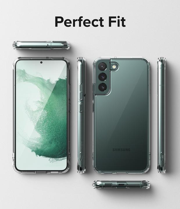 Actual product image Ringke Fusion tpu case with frame for Samsung galaxy s22 + (s22 plus) transparent (Samsung Galaxy S22+)