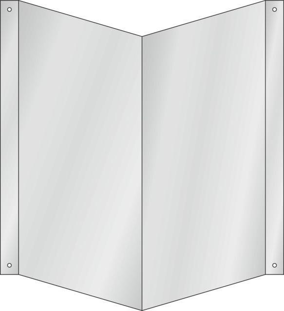 Actual product image Promat Nose plate wall mounting for four symbols