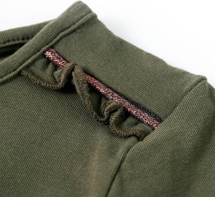 Produktbild VidaXL Kinder-Langarmshirt Khaki 140,Material: 95 % Baumwolle. 5 (140)