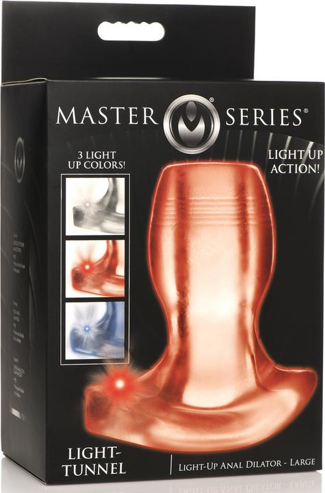 Actual product image Master Series Light Tunnel - Light-Up Anal Dilator - L