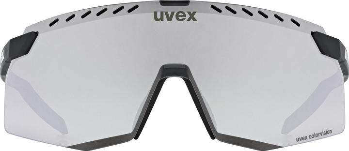 Actual product image Uvex Sports pace stage CV (black matt (silver), colourvision serious silver)