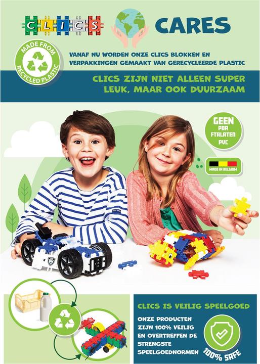 Image du produit Clics Building Blocks - Jeu de construction pailleté 8in1