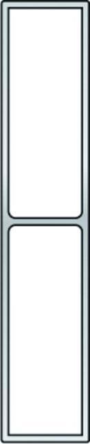 Actual product image BMI Aluminium straightedge w. lib. Length 300 cm 689300RS PU: 5 (300 cm)