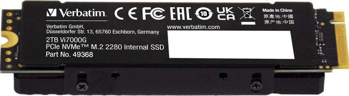 Actual product image Verbatim Vi7000 (2000 GB, M.2 2280)