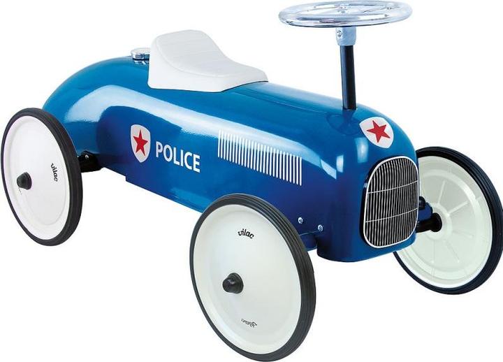Actual product image Vilac Vintage Ride-On Car - Police - (1043)