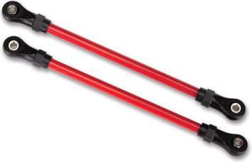 Produktbild Traxxas Suspension links, front lower, red (2 ) (5x104mm, powder coated steel) (ass embled with hollow balls