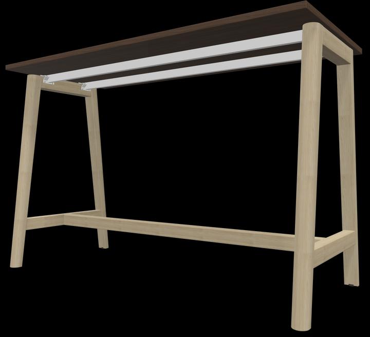 Actual product image Narbutas Nova Wood high table (160 x 70 x 105 cm)