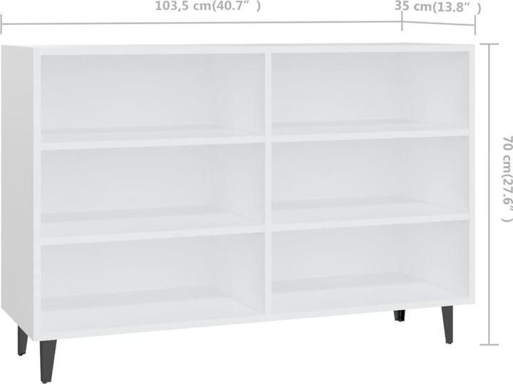 Actual product image VidaXL Lukas (103,5 x 35 x 70 cm)