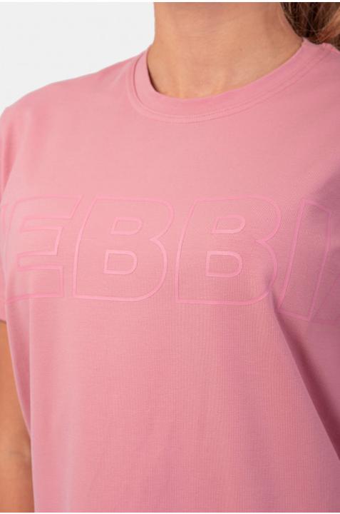 Actual product image Nebbia Invisible Logo T-Shirt 602 Old Rose (L)