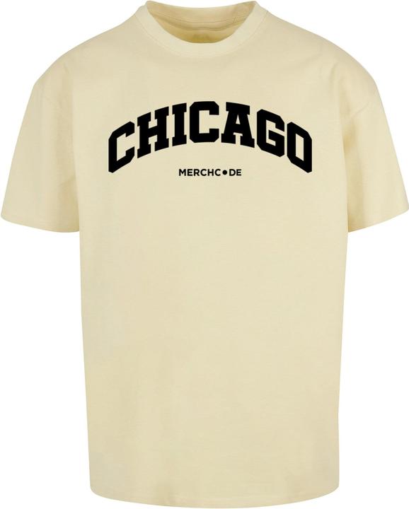 Actual product image Merchcode Chicago Wording - Heavy Oversize Tee - 112989 (S)