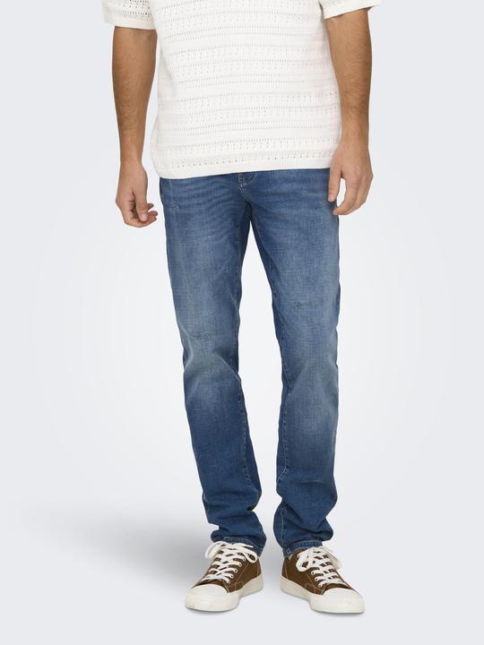 Produktbild Only & Sons ONSLOOM Niedrige Taille Slim Fit Jeans Slim Fit Jeans (W33/L32)