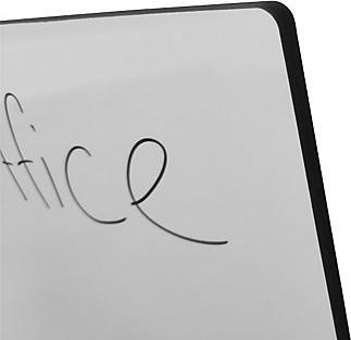 Actual product image smiT Whiteboard, frameless, enamelled steel, white, WxHxD 980 x 980 x 7 mm, with