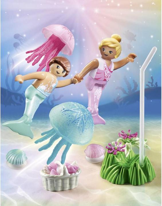 Produktbild Playmobil Meerjungfrauen-Kinder mit Quallen (71504, Playmobil Princess Magic)
