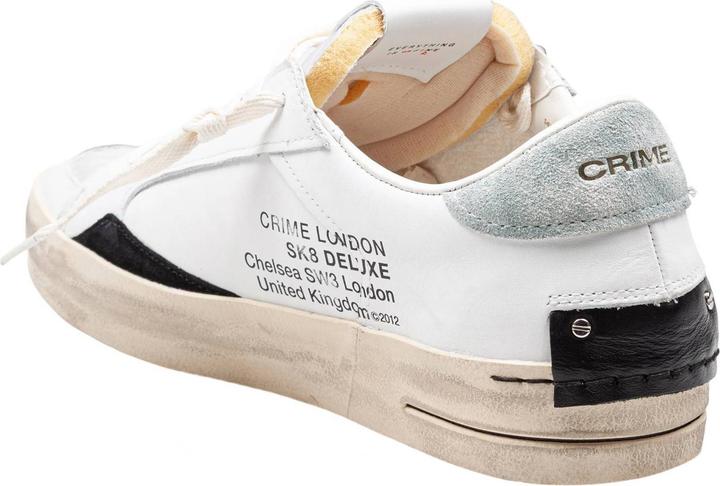 Produktbild Crime London Crime black and white leather sneakers (43)