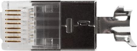 Immagine prodotto Connettore modulare schermato RJ45 (8P/8C) CAT6A per cavi rotondi con conduttori solidi o stellati.
