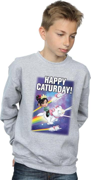 Actual product image Disney Boys Wreck It Ralph Happy Caturday Sweatshirt (128)