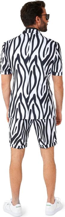 Produktbild OppoSuits Shorts Suit Zazzy Zebra Anzug - Sommer Kostüm (56)