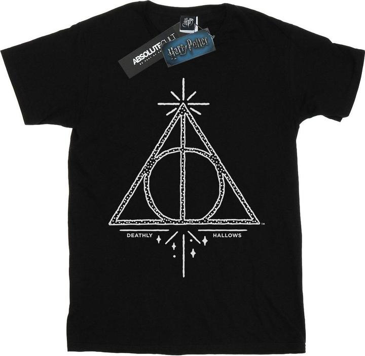 Immagine prodotto Deathly Hallows Symbol Maglietta Ragazze (152, 158)