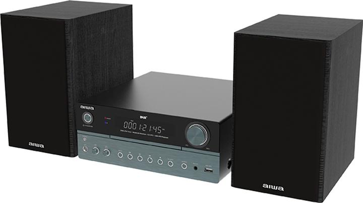 Actual product image Aiwa MSBTU-700 mikrojärjestelmä, hopea (Bluetooth, CD player, 1x 25 W)