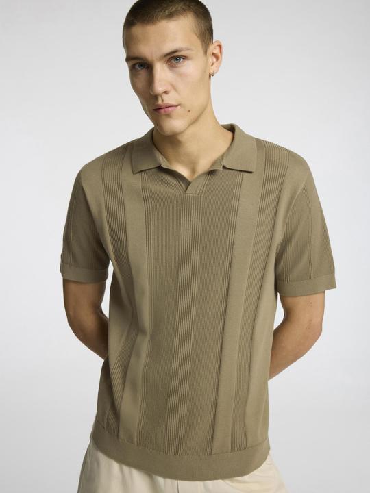 Image du produit Selected Homme Kurzarm Polohemd aus Strick (S)