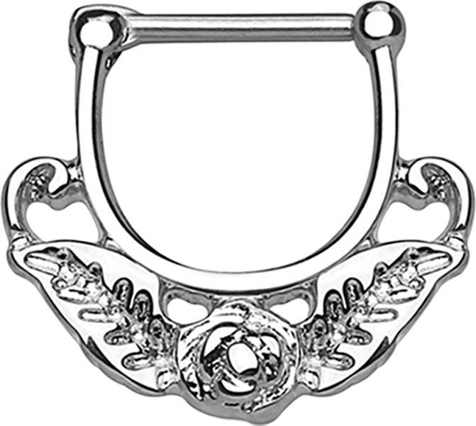 Immagine prodotto Star Piercing Micro disco Supernova lucidato a specchio (senza ottone, Acciaio chirurgico 316L)