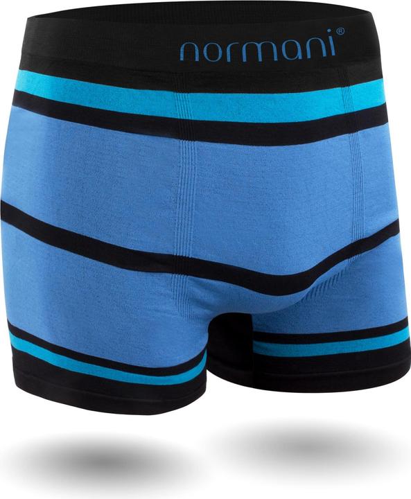Image du produit Normani Lot de 6 boxers en nylon microfibre pour homme (S/M, paquet de 6)