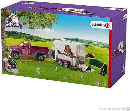 Produktbild Schleich Pick-Up mit Pferdeanhänger