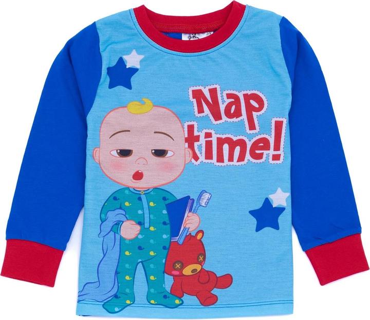 Actual product image Cocomelon Boys Nap Time Long-Sleeved Pyjama Set (104)