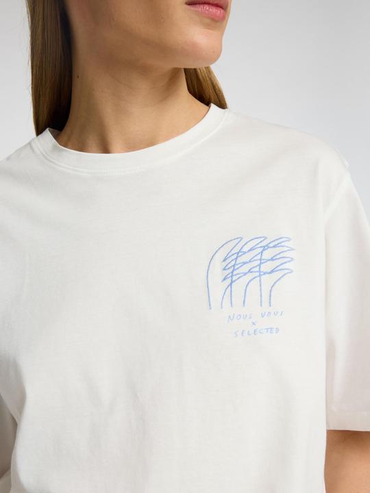 Immagine prodotto Selected Femme Besticktes T-Shirt mit Rundhalsausschnitt (M)