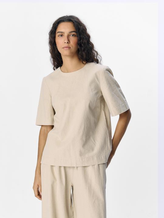 Image du produit Object Leinenmix T-Shirt (40)