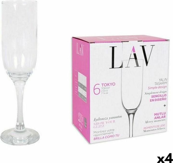 Immagine prodotto LAV Set di bicchieri Tokyo (4 pezzi) (210 ml) (0.21 l, 6 x)