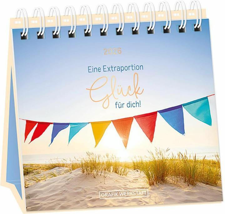Produktbild Tischkalender 2026 Extraportion Glück (Deutsch)