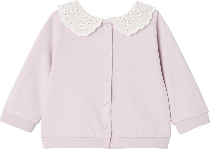 Produktbild Vertbaudet Bio-Kollektion: Baby Sweatshirt mit besticktem Kragen (80)
