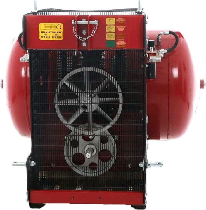 Immagine prodotto Airmec Agrimaster 1000650 Compressore a cardano per trattore con serbatoio grande da 650 litri (14.50 bar, 650 l)
