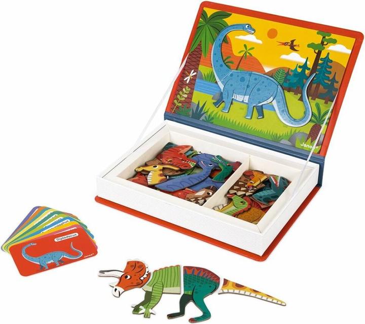 Immagine prodotto Janod Dinosauro del libro di Magneti (Inglese, Italiano, Francese, Tedesco)