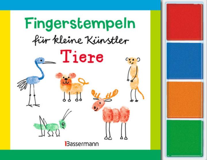 Produktbild Fingerstempeln für kleine Künstler-Set - Tiere