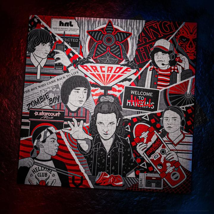 Actual product image Theory11 Stranger Things Multi-Dimensionales Puzzle (1000 Teile) (1000 pieces)