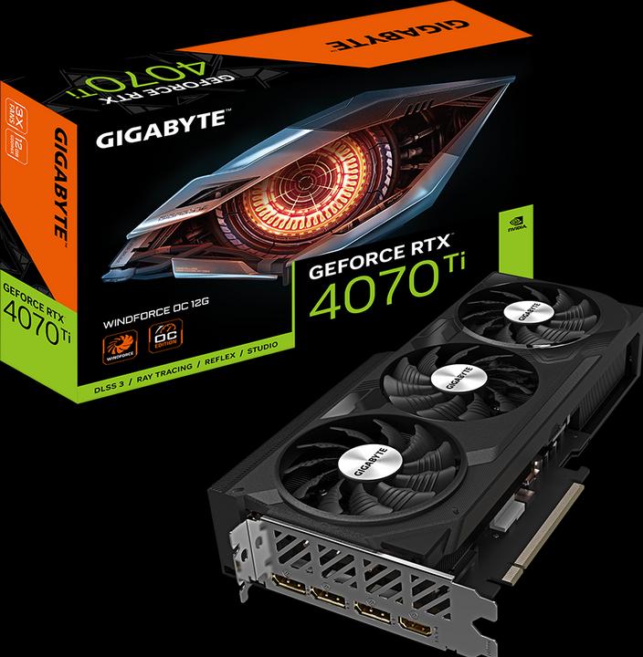 Produktbild Gigabyte GeForce RTX 4070 Ti WINDFORCE OC (12 GB)